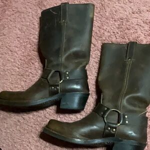 Frye Brown Leather Winter Boots